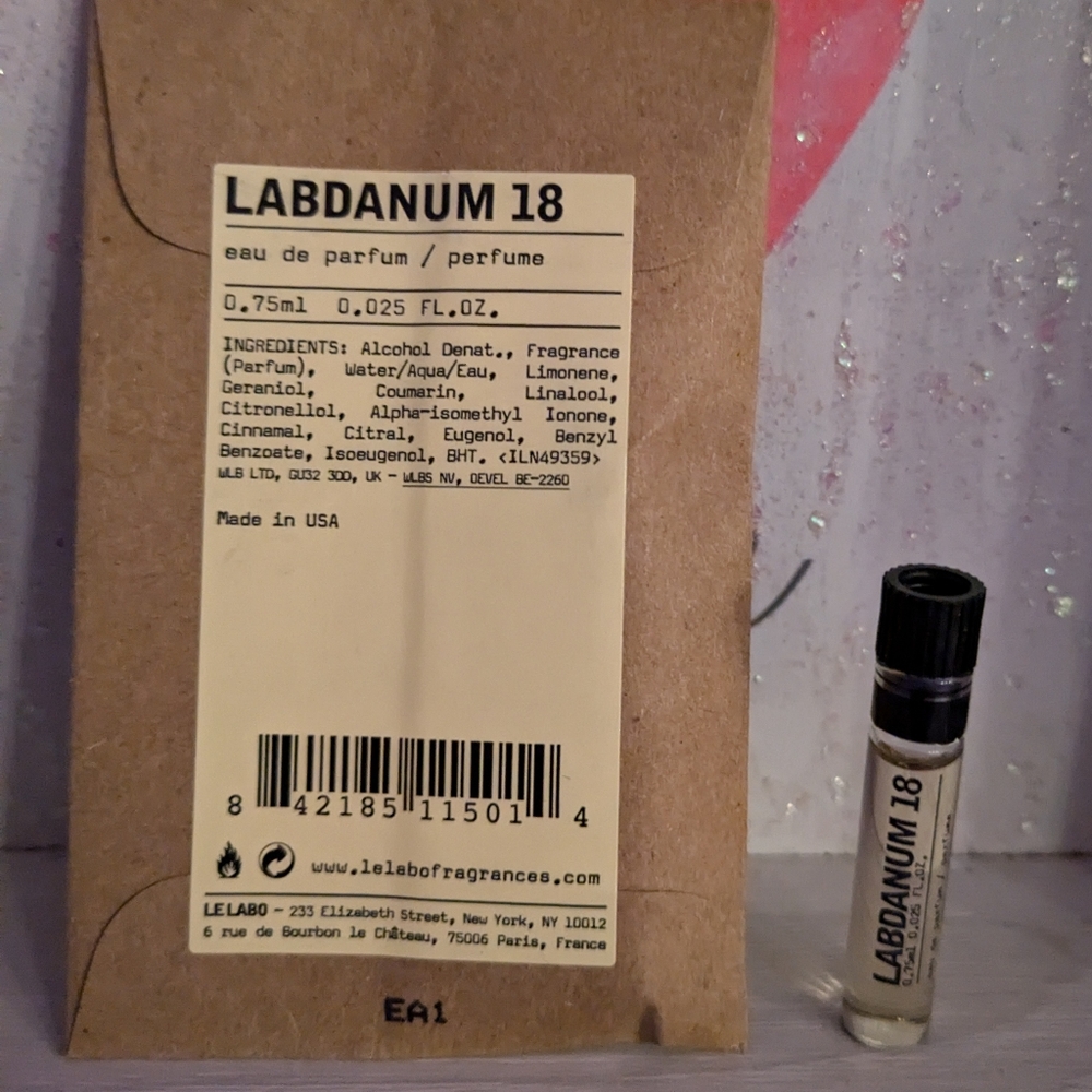 LE LABO LABDANUM 18 SAMPLE